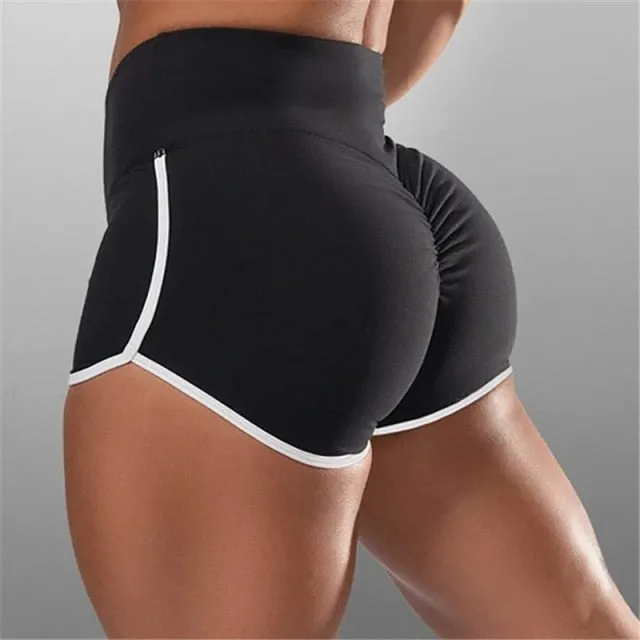 Trendy Gym High Waist Push Up Shorts