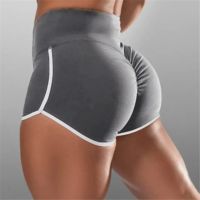 Trendy Gym High Waist Push Up Shorts