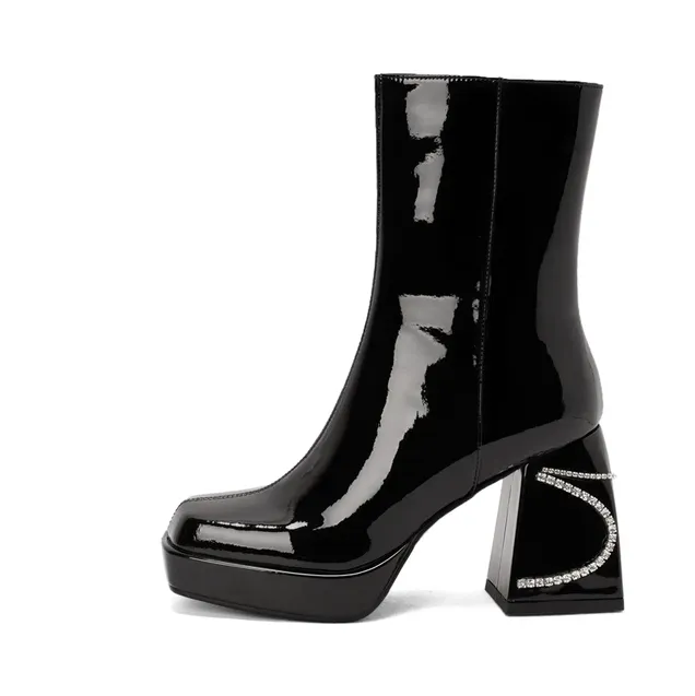 USS Shoes Any Women's Patent Leather Boots