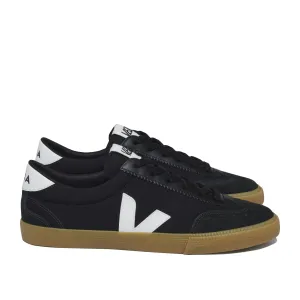 Veja - Volley Canvas Trainers in Black/White/Natural