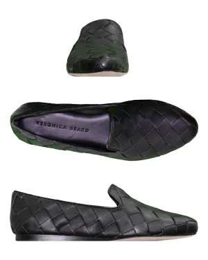 Veronica Beard Woven Leather Loafer