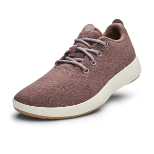 Women's Wool Runner Mizzles - Stormy Mauve (Natural White Sole)