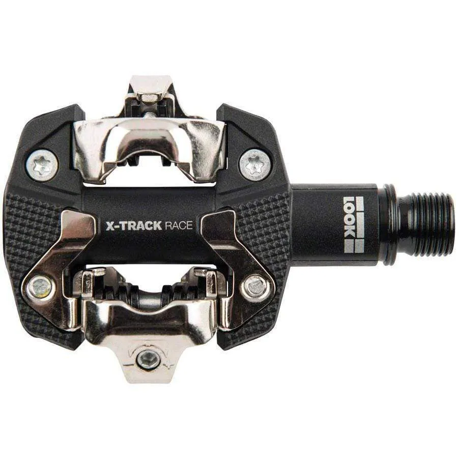 X-TRACK RACE Pedals - Dual Sided Clipless Chromoly 9/16" Black