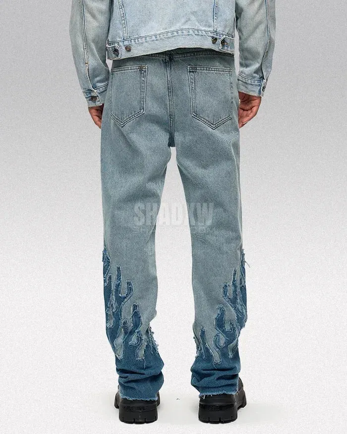 Y2K Jeans Flame