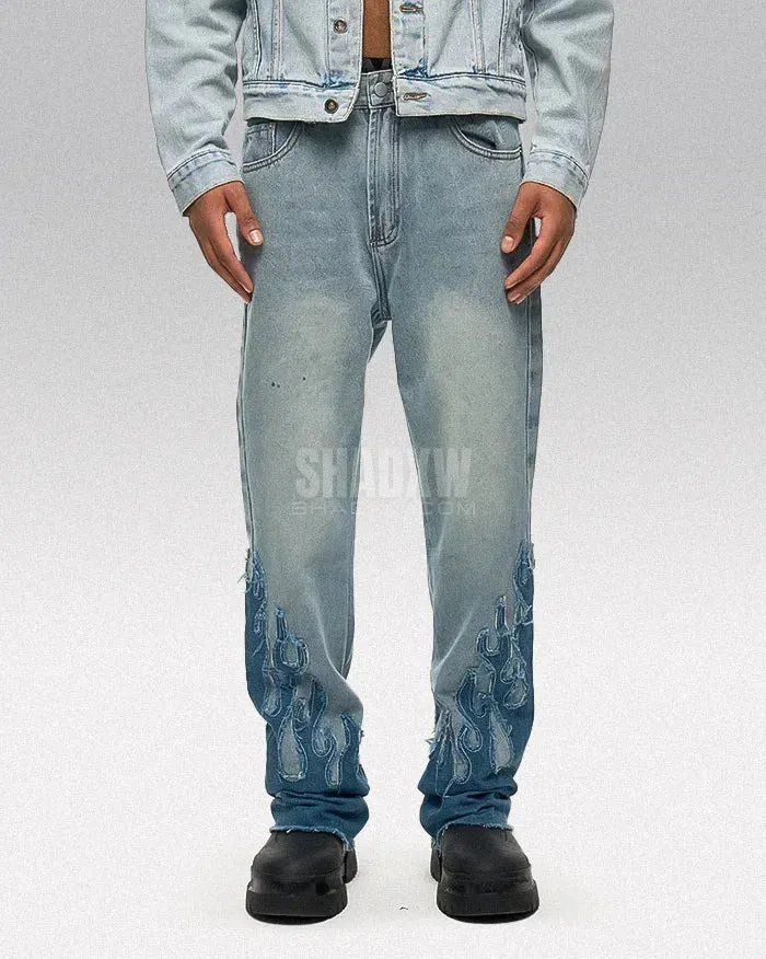 Y2K Jeans Flame